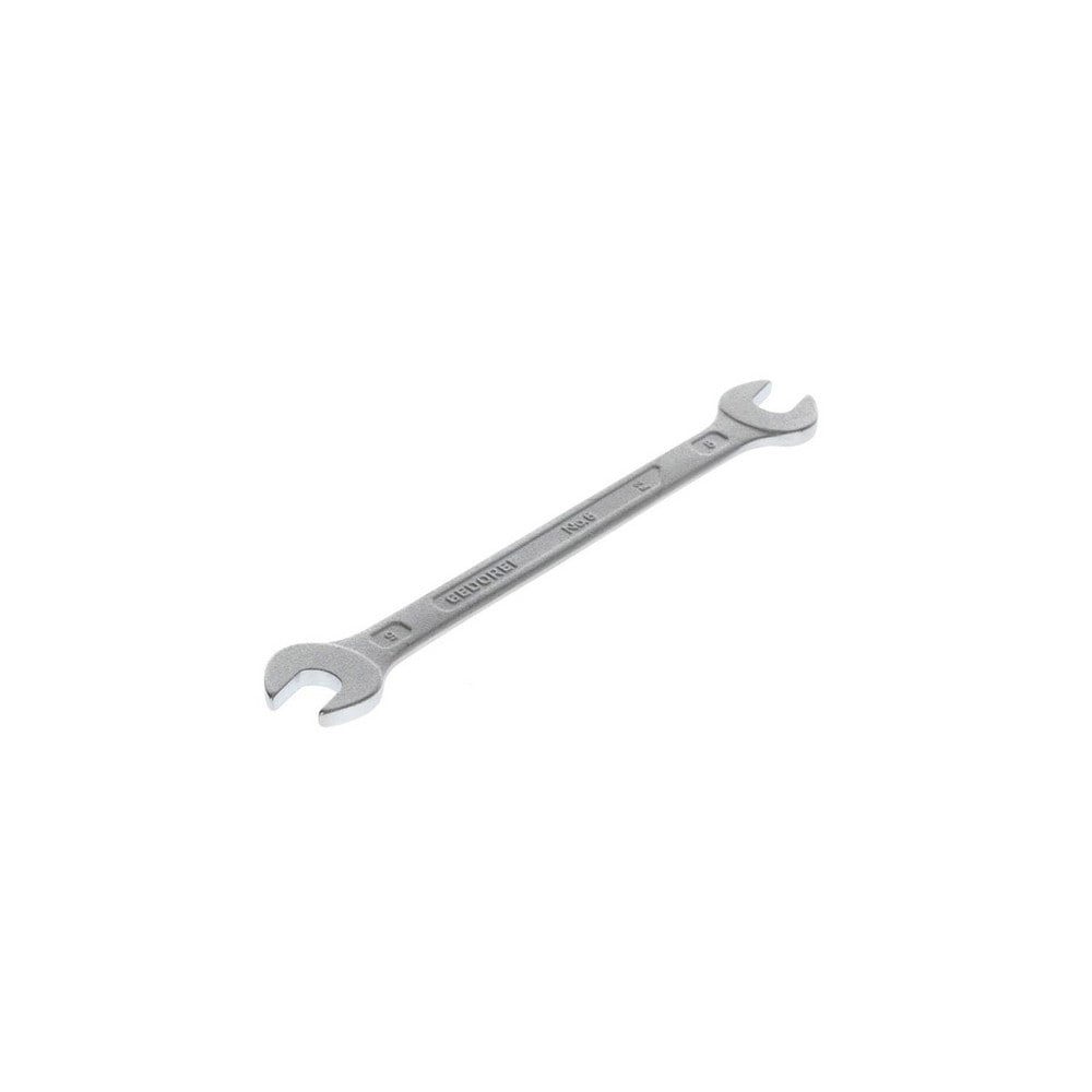 Open End Wrenches; Wrench Type: Open End ; Tool Type: Double Open Ended Spanner ; Head Type: Flat ; Wrench Size: 8 x 9 mm ; Material: Vanadium Steel ; Finish: Chrome-Plated