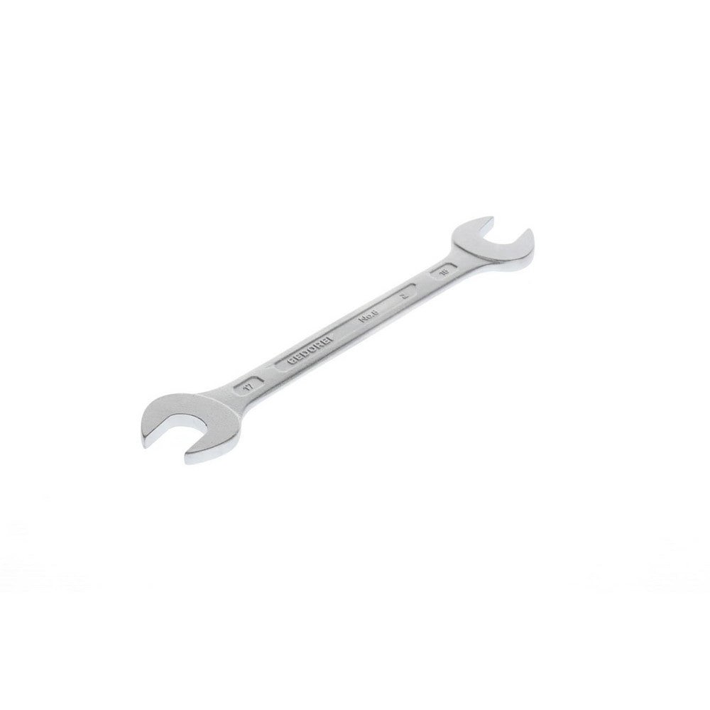 Open End Wrenches; Wrench Type: Open End ; Tool Type: Double Open Ended Spanner ; Head Type: Flat ; Wrench Size: 16 x 17 mm ; Material: Vanadium Steel ; Finish: Chrome-Plated