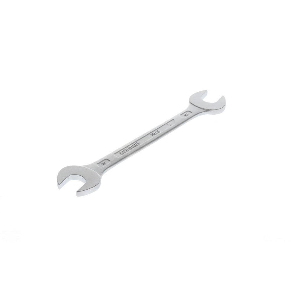 Open End Wrenches; Wrench Type: Open End ; Tool Type: Double Open Ended Spanner ; Head Type: Flat ; Wrench Size: 18 x 19 mm ; Material: Vanadium Steel ; Finish: Chrome-Plated