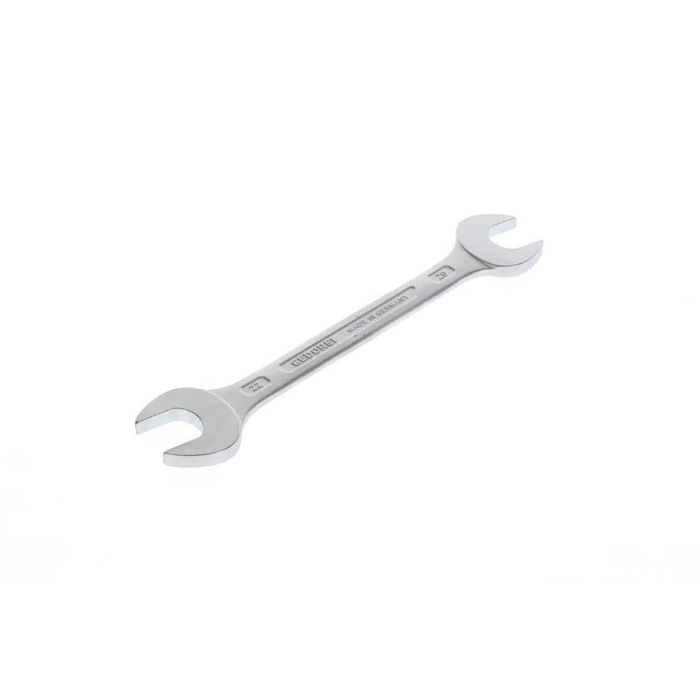Open End Wrenches; Wrench Type: Open End ; Tool Type: Double Open Ended Spanner ; Head Type: Flat ; Wrench Size: 20 x 22 mm ; Material: Vanadium Steel ; Finish: Chrome-Plated