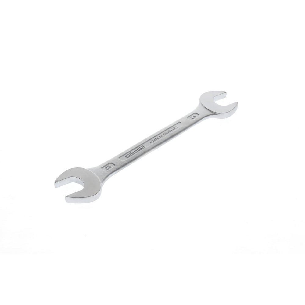 Open End Wrenches; Wrench Type: Open End ; Tool Type: Double Open Ended Spanner ; Head Type: Flat ; Wrench Size: 21 x 23 mm ; Material: Vanadium Steel ; Finish: Chrome-Plated