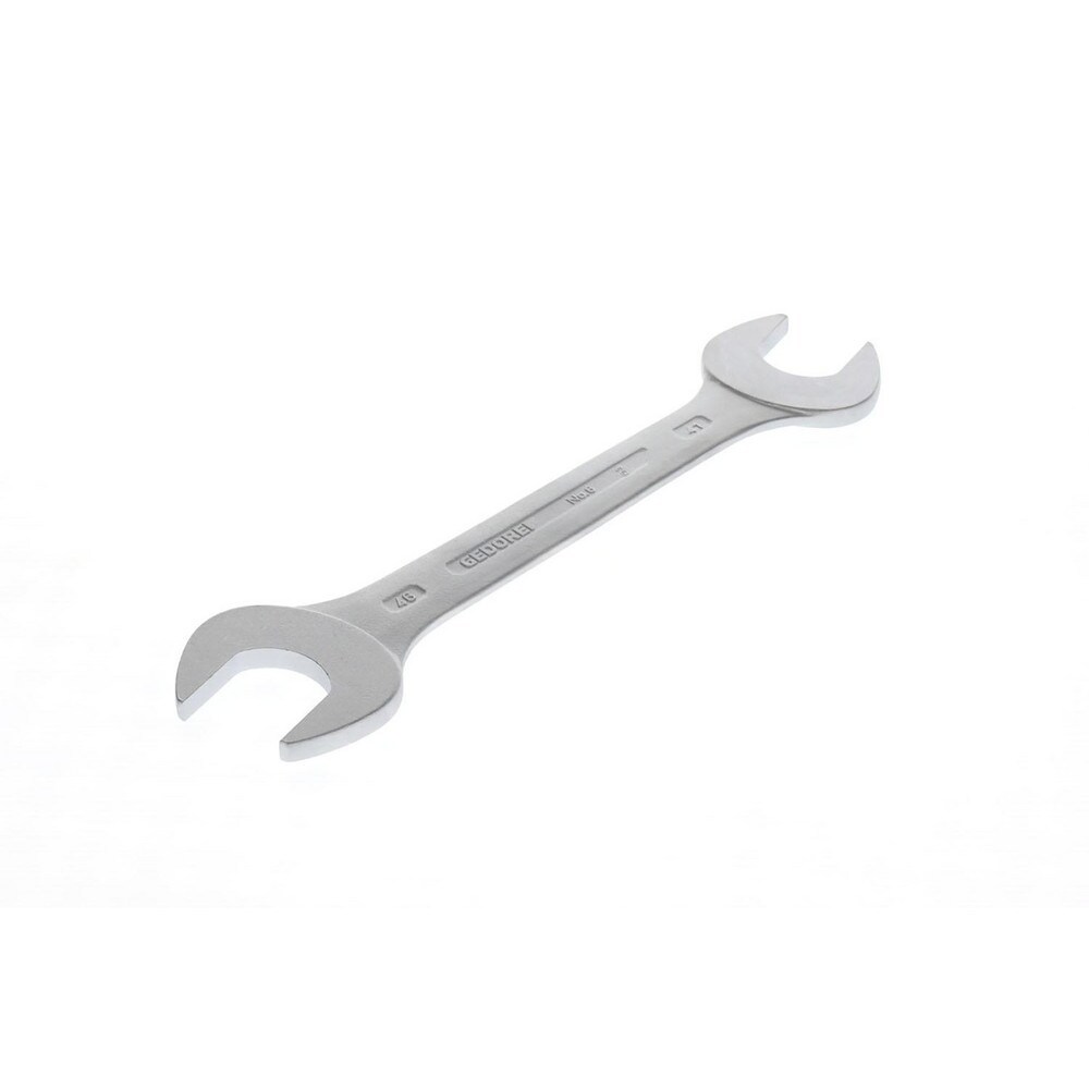 Open End Wrenches; Wrench Type: Open End ; Tool Type: Double Open Ended Spanner ; Head Type: Flat ; Wrench Size: 41 x 46 mm ; Material: Vanadium Steel ; Finish: Chrome-Plated