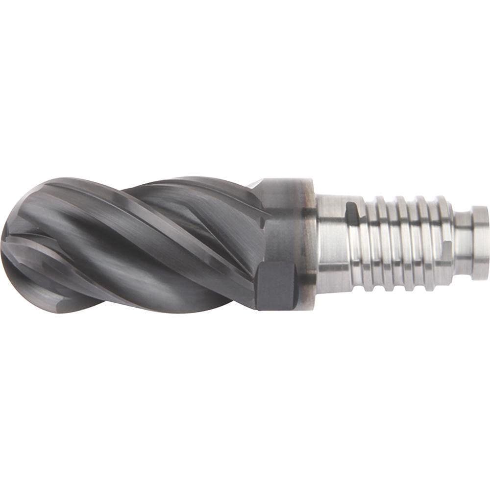 Ball End Mill: 4 Flute, Solid Carbide