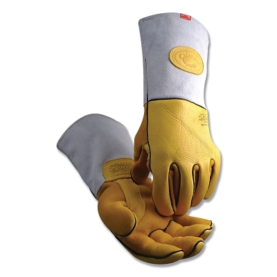 WELD GLOVE GOLD ELKSKIN
