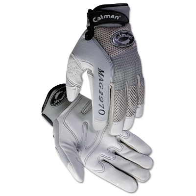 MECH GLOVE GRY SPLIT DEER PALM