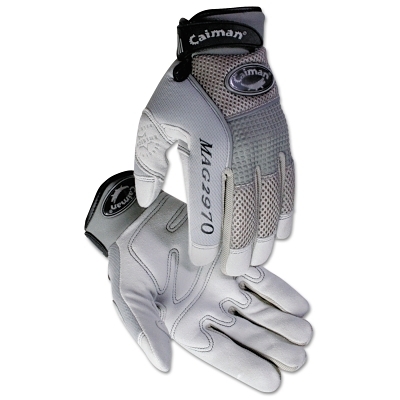 MECH GLOVE GRY SPLIT DEER PALM