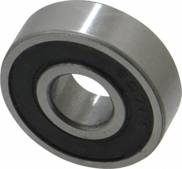 Deep Groove Ball Bearing: 19 mm OD, Double Seal
