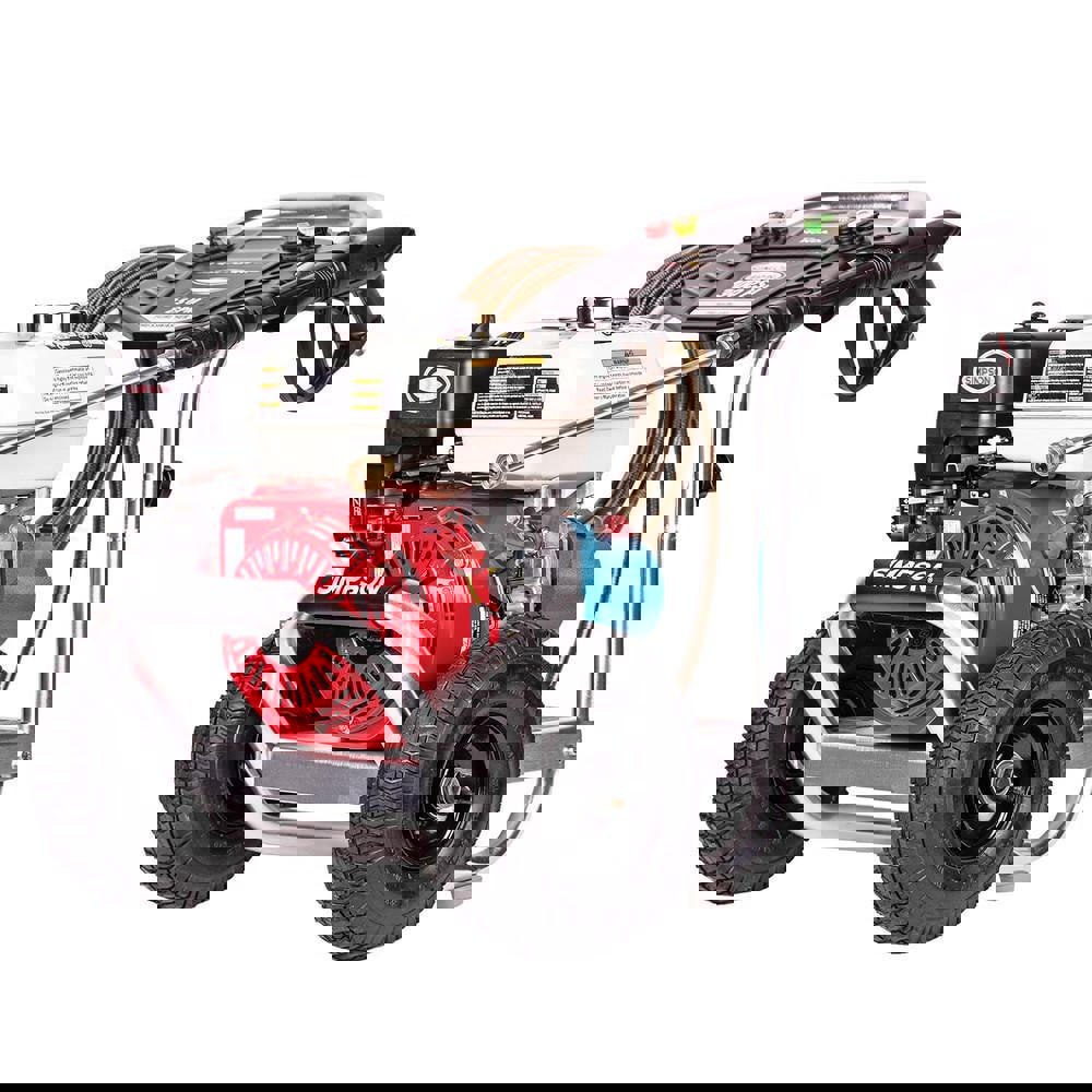 Pressure Washer: 3,400 psi, 3 GPM, Gas, Cold Water