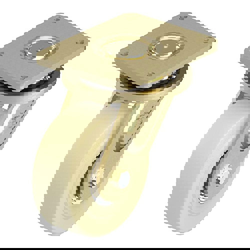 Swivel Top Plate Caster: Cast Nylon, 6