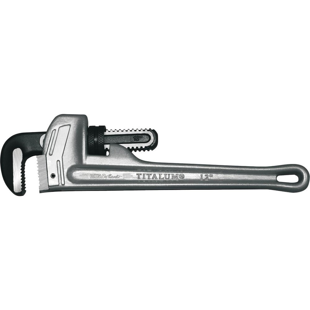 Pipe Wrenches; Wrench Type: Pipe Wrench ; Maximum Pipe Capacity (Inch): 2 ; Overall Length (Inch): 12 ; Material: Aluminum ; Jaw Texture: Serrated