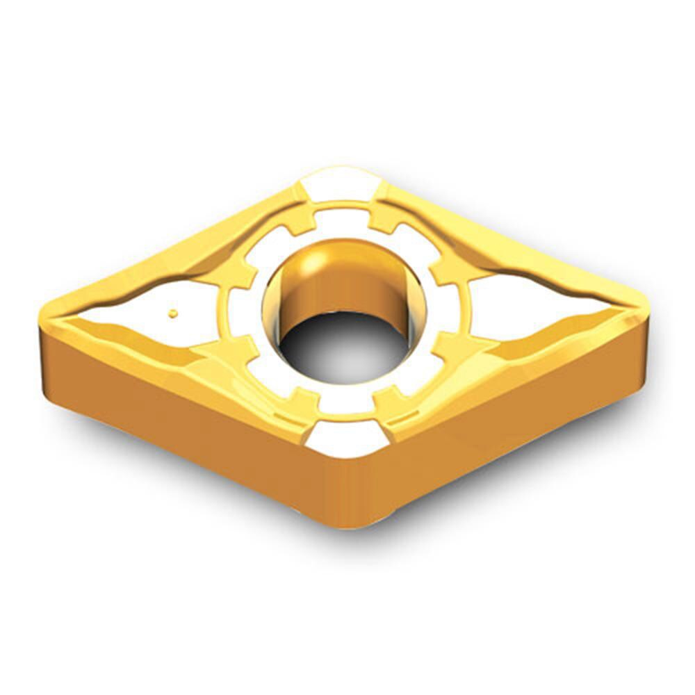 Turning Inserts; Relief Angle: 0 ; Insert Style: DNMG ; Corner Radius (Decimal Inch): 0.0160 ; Included Angle: 55.0 ; Manufacturer Grade: TT8115 ; Coating/Finish: TiCN; Al2O3; TiN