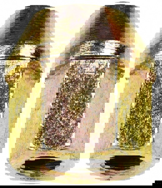 M12-1.5 Zinc Finish Open Wheel Nut