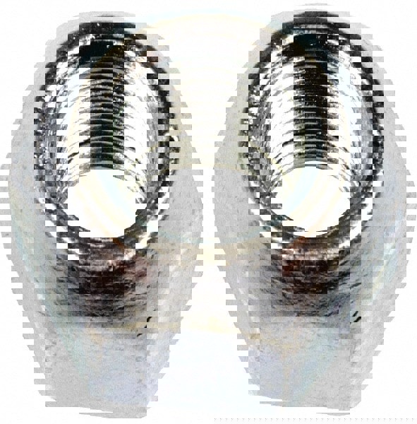 M12-1.5 Zinc Finish Open Wheel Nut