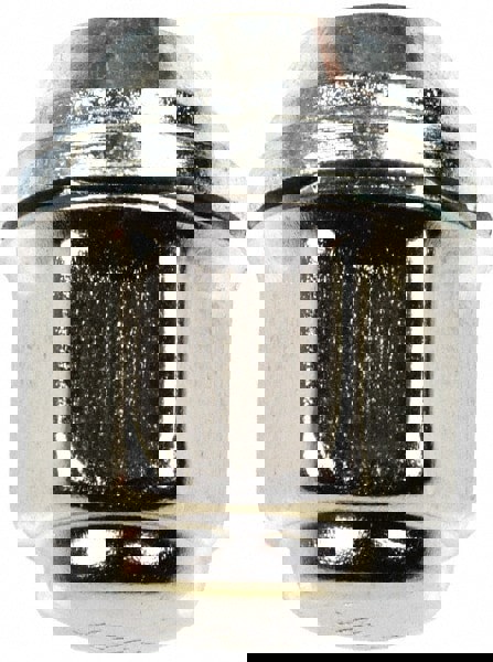 M12-1.5 Stainless Finish Capped Wheel Nut