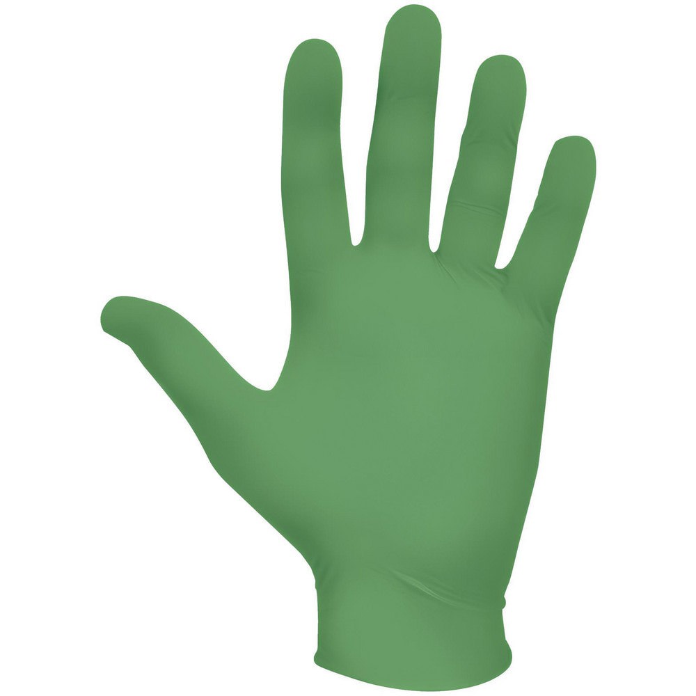 Disposable Glove: Size X-Large, 4.0 mil, Nitrile Coated, Nitrile, Food Grade, Powder-Free, Biodegradable