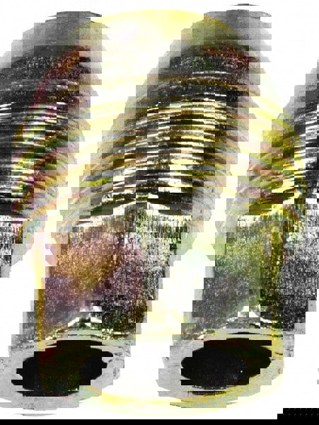 M12-1.5 Zinc Finish Open Wheel Nut