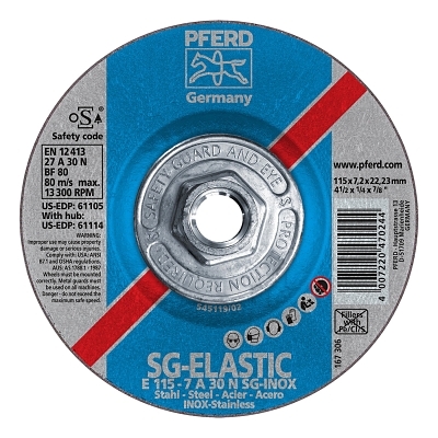 Depressed Center Wheel: Type 27, 4-1/2