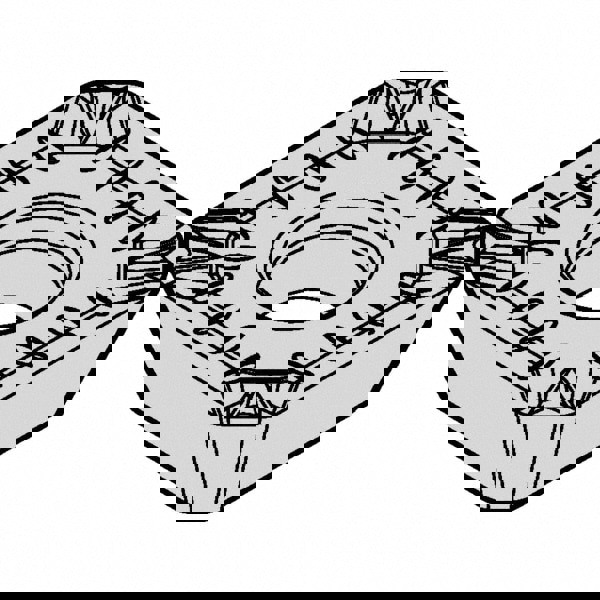 Milling Insert: SEKT1404AESNGP2, KCPM40, Solid Carbide