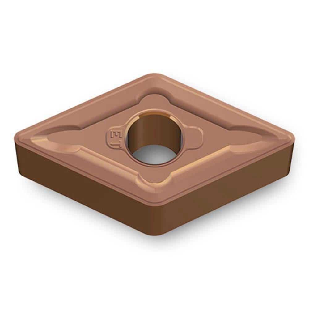 Turning Inserts; Relief Angle: 0 ; Insert Style: DNMG ; Corner Radius (Decimal Inch): 0.0310 ; Included Angle: 55.0 ; Manufacturer Grade: TT9080 ; Coating/Finish: AlTiN; TiN
