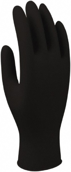 Disposable Glove: Size Small, 4.0 mil, Nitrile Coated, Nitrile, Food Grade, Powder-Free, Biodegradable