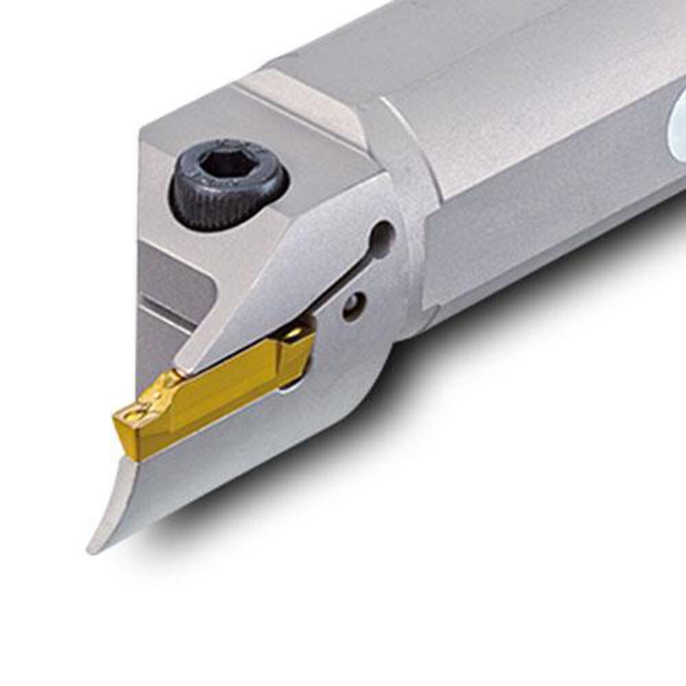 Indexable Grooving Toolholders; Toolholder Type: Face Grooving ; Insert Seat Size: 4 ; Cutting Direction: Left Hand ; Maximum Depth of Cut (Decimal Inch): 0.4720 ; Minimum Groove Width (Decimal Inch): 0.1570 ; Toolholder Style: TTFIL