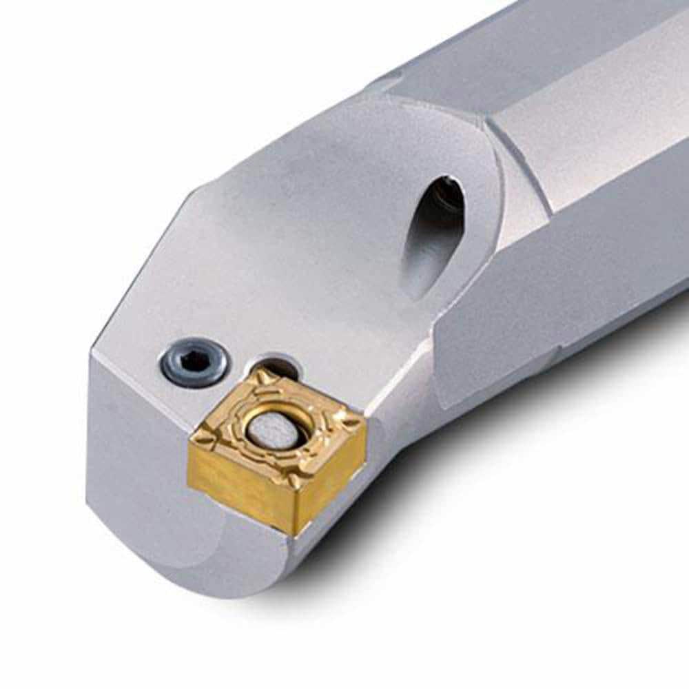 Indexable Boring Bars; Minimum Bore Diameter (Decimal Inch): 1.2500 ; Minimum Bore Diameter (Inch): 1-1/4 ; Maximum Bore Depth (Decimal Inch): 4.0000 ; Maximum Bore Depth (Inch): 4 ; Toolholder Style: HSKNR ; Tool Material: Steel