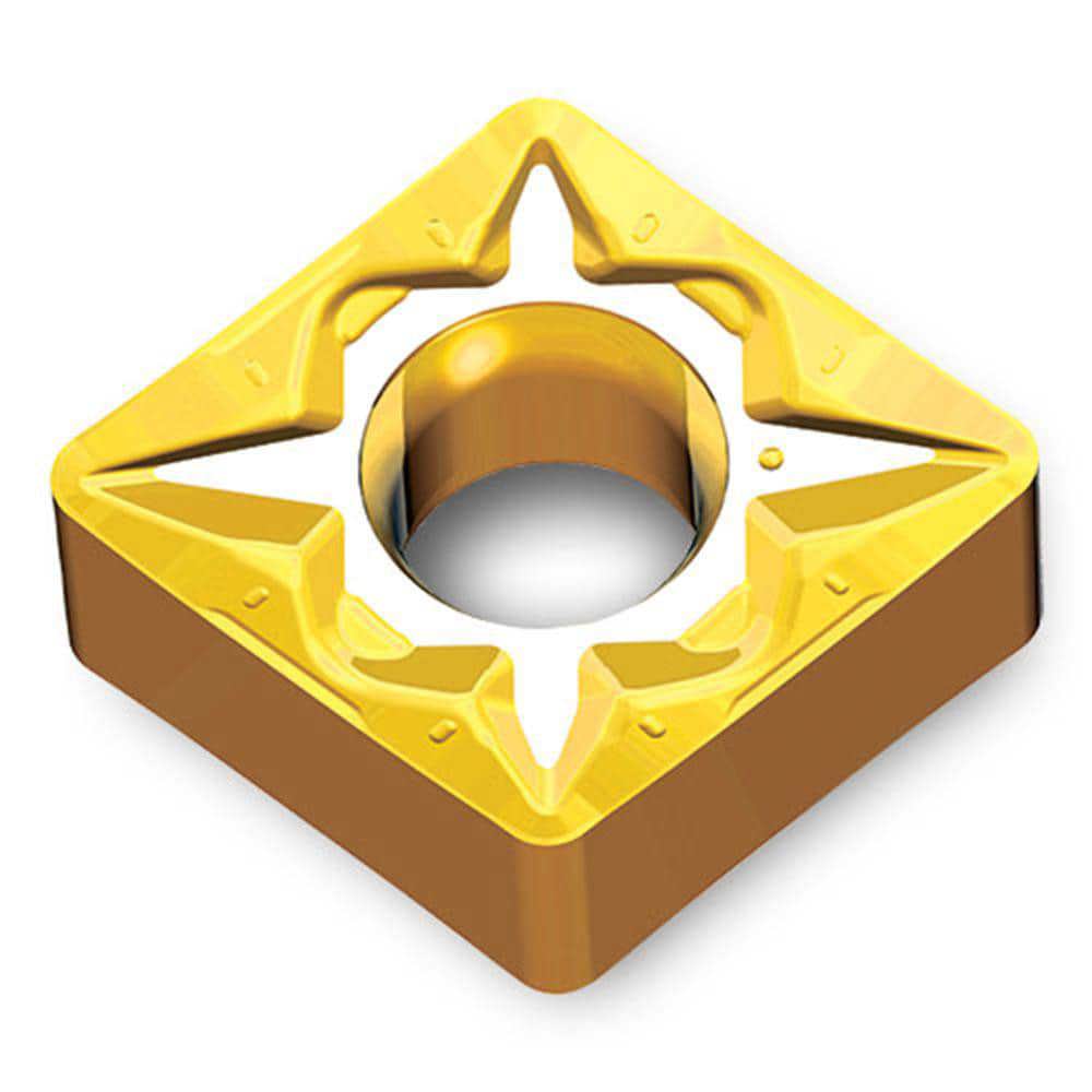 Turning Inserts; Relief Angle: 0 ; Insert Style: CNMG ; Corner Radius (Decimal Inch): 0.0310 ; Included Angle: 80.0 ; Manufacturer Grade: TT8125 ; Coating/Finish: TiCN; Al2O3; TiN
