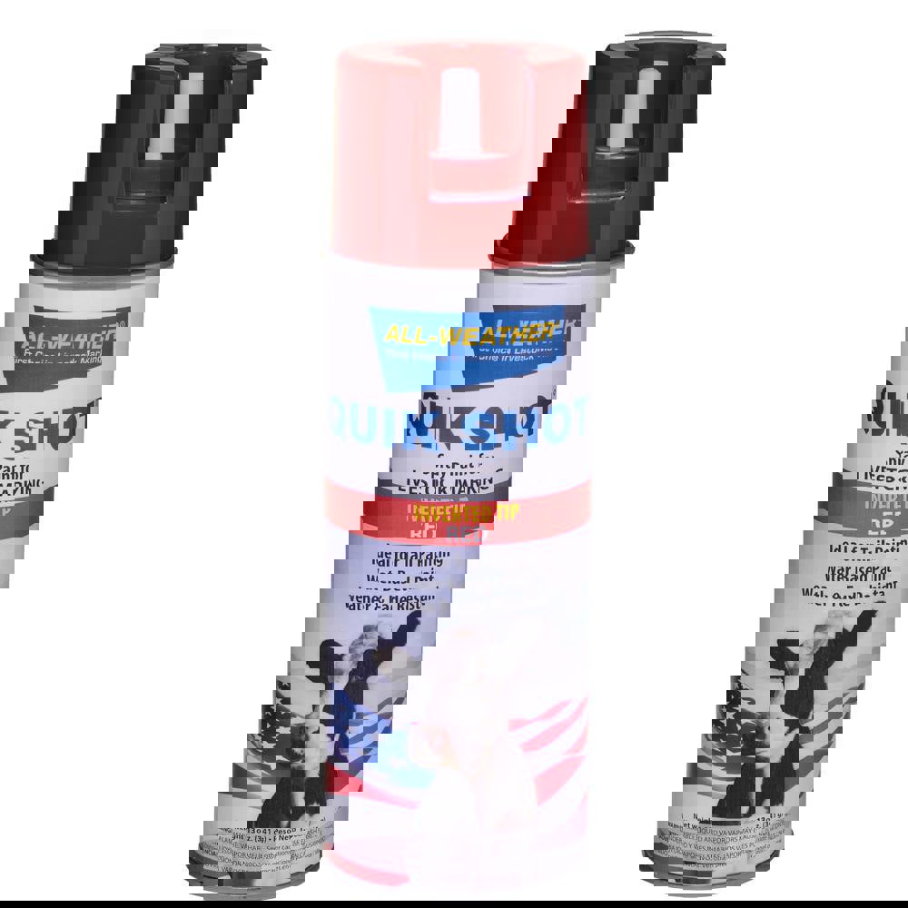 Spray Paints; Product Type: Water-Based Aerosol ; Color: Red ; Finish: Flat ; Color Family: Red ; Container Size (oz.): 16.000 ; Coverage (Sq.Ft./Gal.): 10 to 15