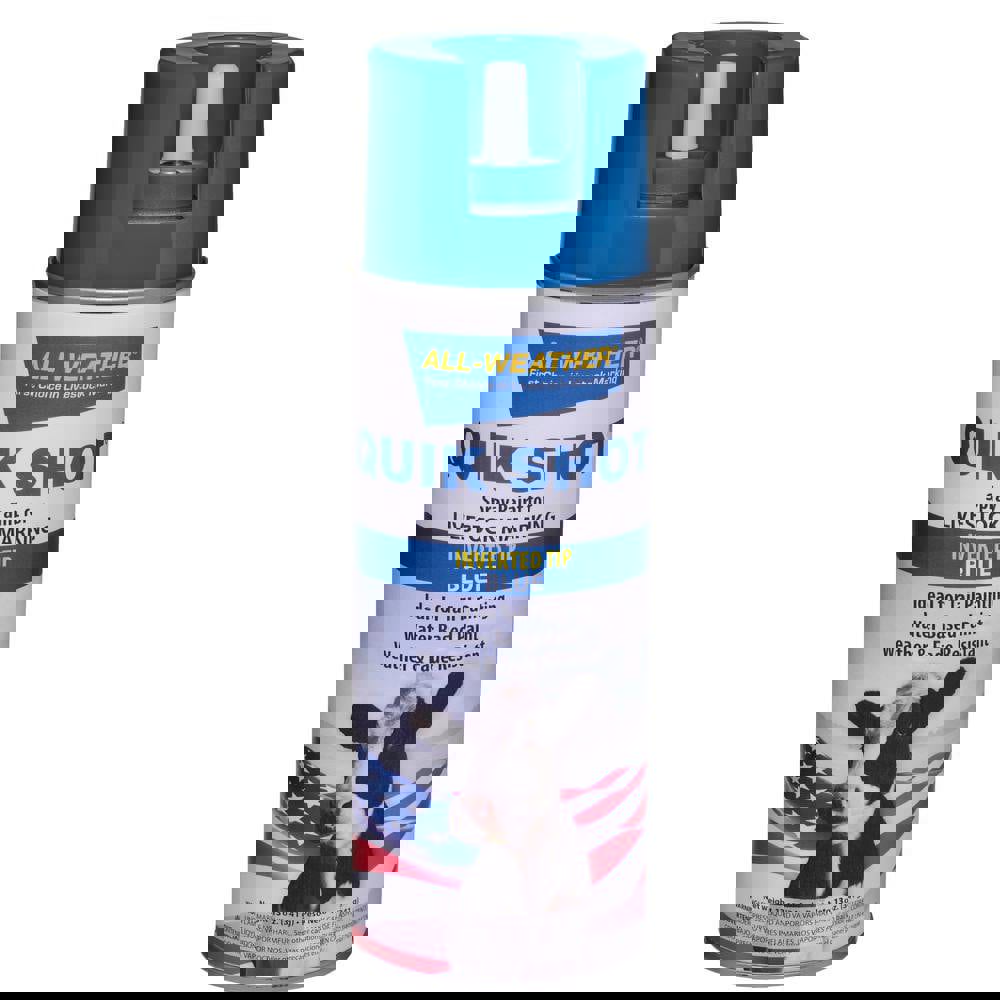 Spray Paints; Product Type: Water-Based Aerosol ; Color: Blue ; Finish: Flat ; Color Family: Blue ; Container Size (oz.): 16.000 ; Coverage (Sq.Ft./Gal.): 10 to 15