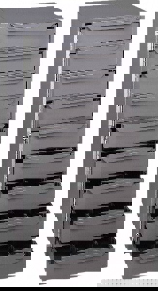 9 Drawer, Adjustable Compartment, Small Parts Lockable Storage Cabinet