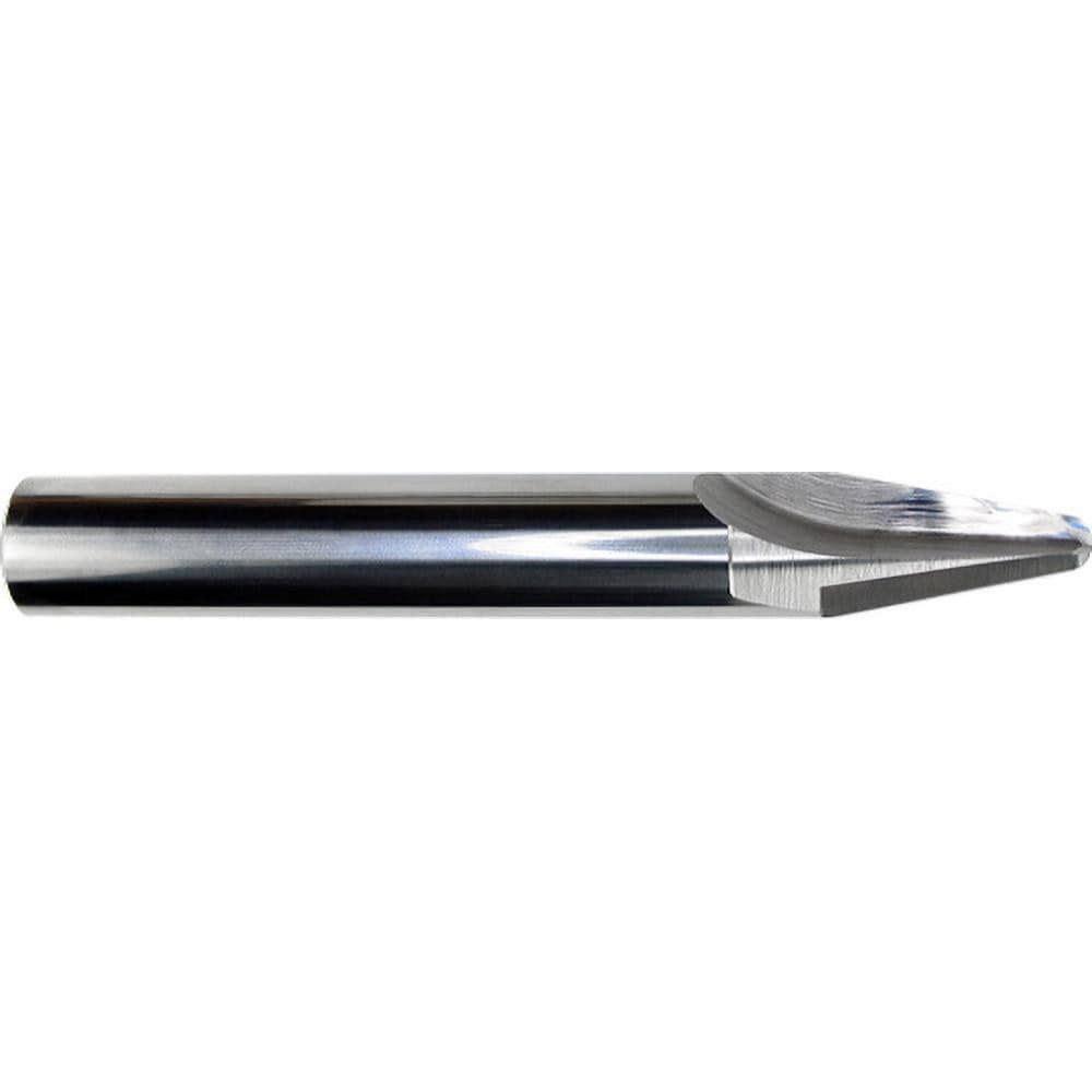 Tapered End Mill: 5 deg Angle per Side, 3/16