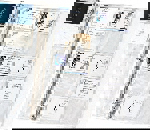 10 Pc Business Card & ID Protector: Clear