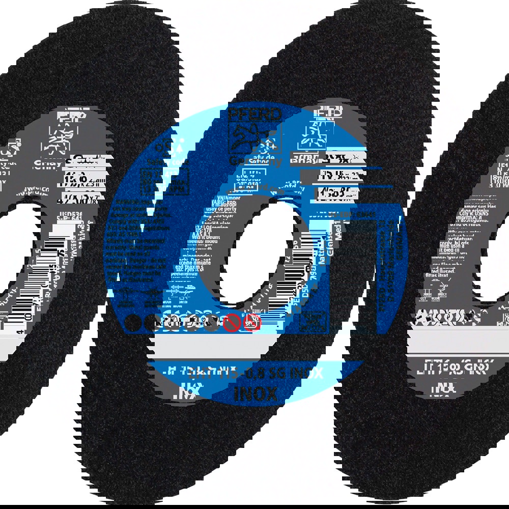 Cut-Off Wheel: Type 1 (01/41), 4-1/2