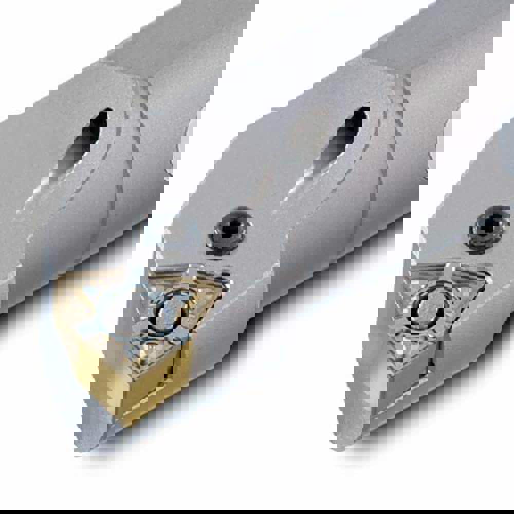 Indexable Boring Bars; Minimum Bore Diameter (Decimal Inch): 1.2500 ; Minimum Bore Diameter (Inch): 1-1/4 ; Maximum Bore Depth (Decimal Inch): 4.0000 ; Maximum Bore Depth (Inch): 4 ; Toolholder Style: HWLNR ; Tool Material: Steel