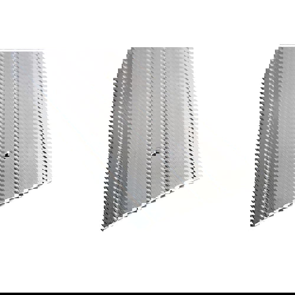 Thresholds; Threshold Type: Saddle ; Surface Type: Fluted Top ; Material: Aluminum ; Fits Door Width: 48in ; Threshold Height: 0.25 ; Threshold Thickness: 0.25