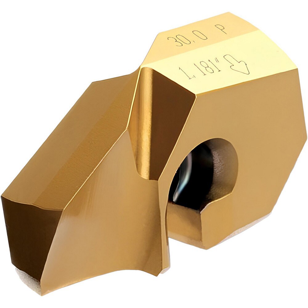 Replaceable Drill Tips; Cutting Diameter (mm): 29.10 ; Point Angle: 140.00 ; Tip Material: Solid Carbide ; Manufacturer Grade: IN2505 ; Series: LPA ; Coating Process: PVD