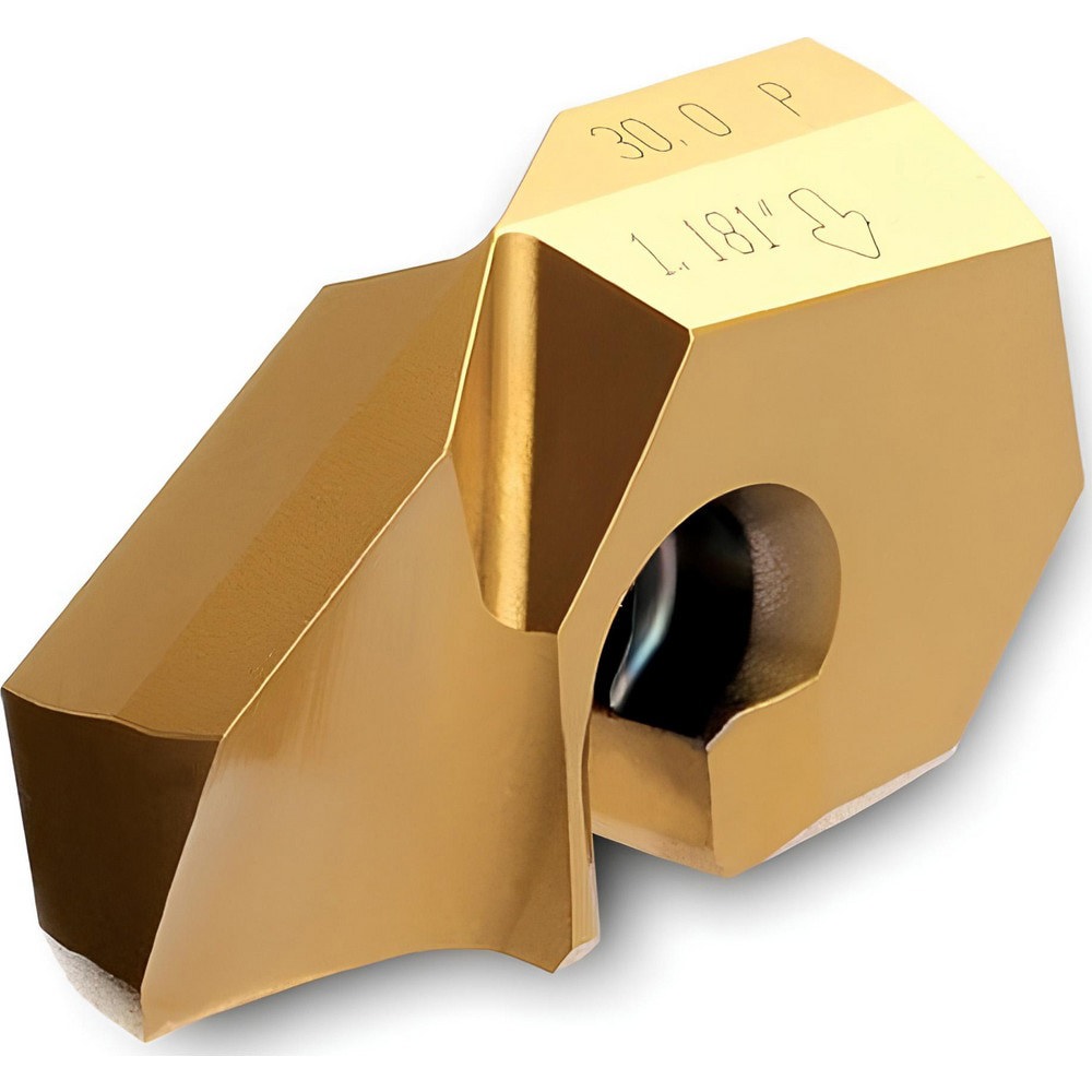 Replaceable Drill Tips; Cutting Diameter (mm): 29.90 ; Point Angle: 140.00 ; Tip Material: Solid Carbide ; Manufacturer Grade: IN2505 ; Series: LPA ; Coating Process: PVD