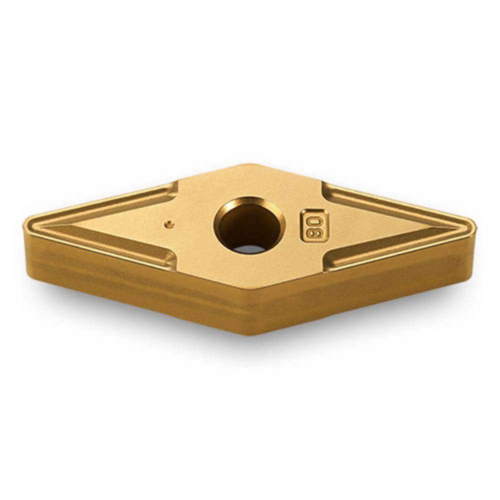 Turning Inserts; Relief Angle: 0 ; Insert Style: VNMG ; Corner Radius (Decimal Inch): 0.0310 ; Included Angle: 35.0 ; Manufacturer Grade: TT7015 ; Coating/Finish: TiCN; Al2O3