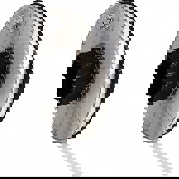 Label Maker Label: Clear & White, Vinyl, 1/2