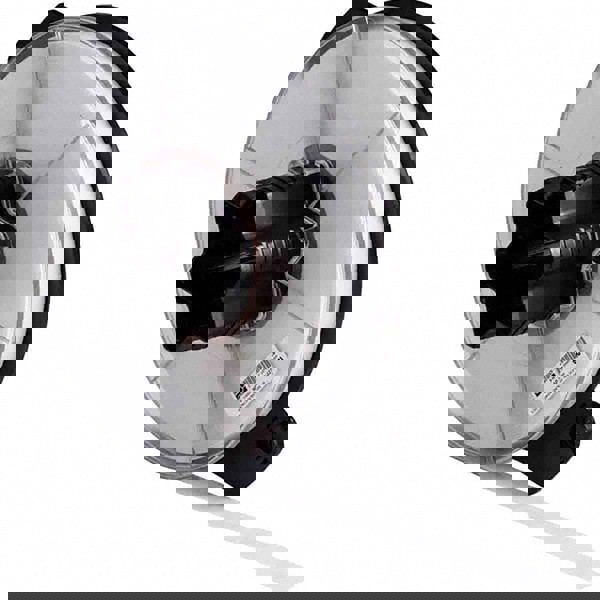 Label Maker Label: Clear & White, Vinyl, 1/2