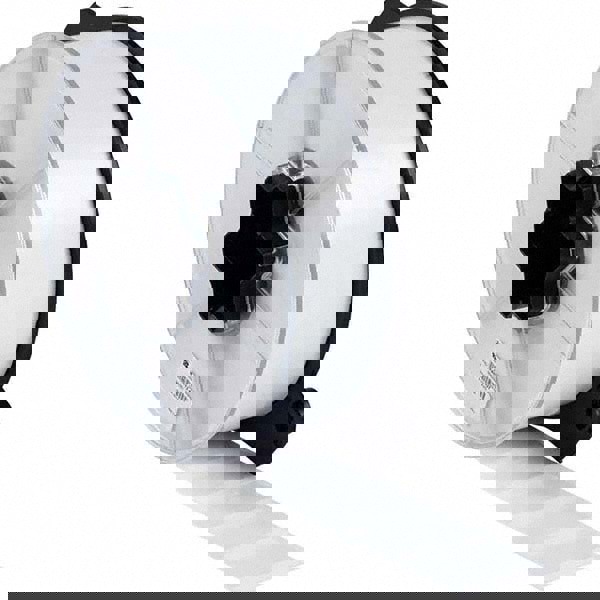 Label Maker Label: Clear & White, Vinyl, 3,600 per Roll