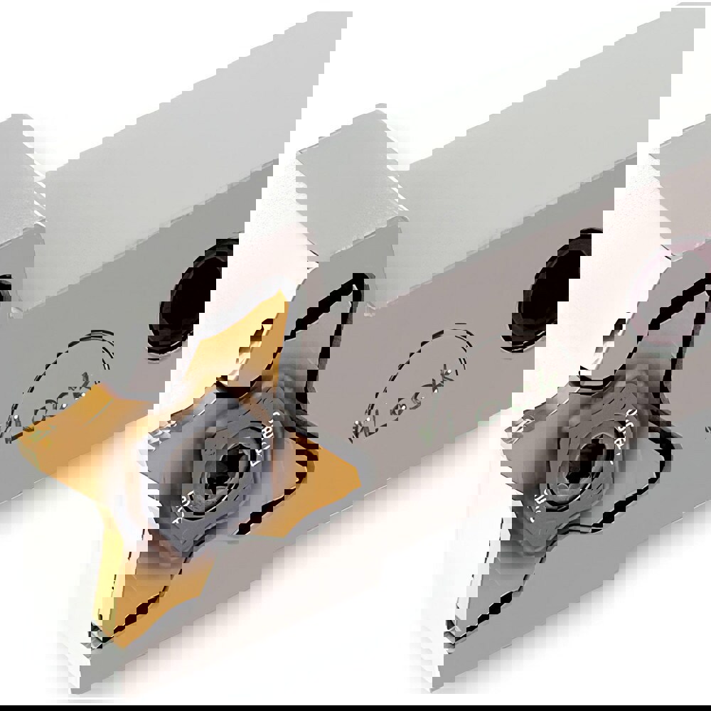 Indexable Grooving-Cutoff Toolholder: TQHR12.7-27-TB, 0.02 to 1/8