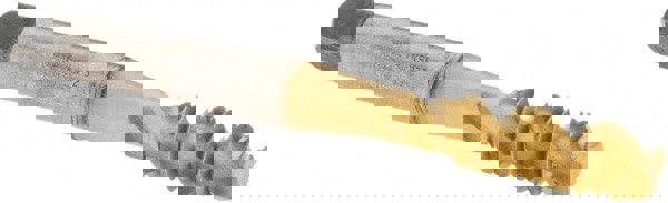 Spiral Flute Tap: 1/4-20, 3 Flute, Modified Bottoming, Cobalt, TiCN & TiN Finish