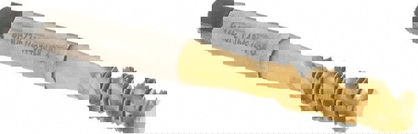 Spiral Flute Tap: 1/4-28, 3 Flute, Modified Bottoming, Cobalt, TiCN & TiN Finish