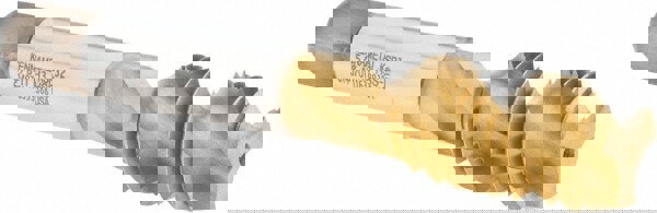 Spiral Flute Tap: 5/8-11, 3 Flute, Modified Bottoming, Cobalt, TiCN & TiN Finish