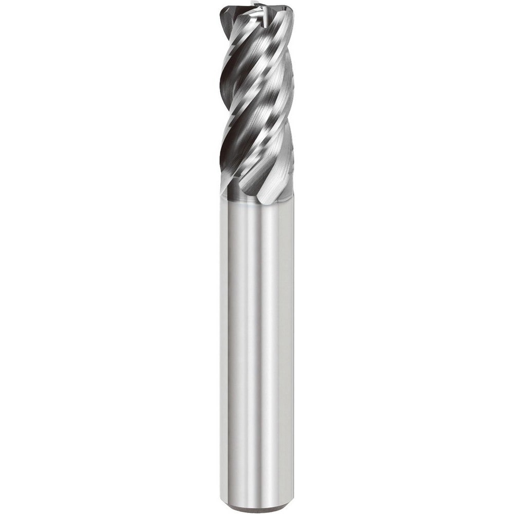 Corner Radius & Corner Chamfer End Mills; Mill Diameter (Inch): 3/8 ; Mill Diameter (Decimal Inch): 0.3750 ; Number Of Flutes: 4 ; Length of Cut (Inch): 7/8 ; Single Or Double End: Single ; End Mill Material: Solid Carbide