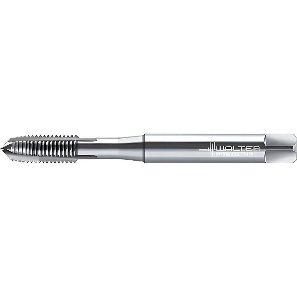 Spiral Point Tap: M3x0.5 Metric, 2 Flutes, Plug Chamfer, 6H Class of Fit, High-Speed Steel-E, Bright/Uncoated