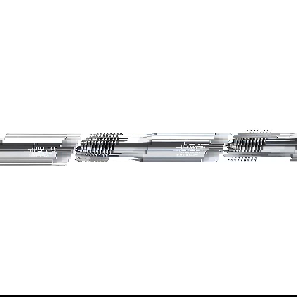 Spiral Point Tap: M6x1 Metric, 3 Flutes, Plug Chamfer, 6H Class of Fit, High-Speed Steel-E, Bright/Uncoated