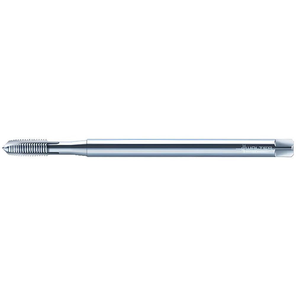 Spiral Point Tap: M3x0.5 Metric, 3 Flutes, Plug Chamfer, 6H Class of Fit, High-Speed Steel-E, Bright/Uncoated