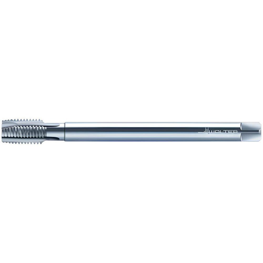 Spiral Point Tap: M16x2 Metric, 3 Flutes, Plug Chamfer, 6H Class of Fit, High-Speed Steel-E, Bright/Uncoated